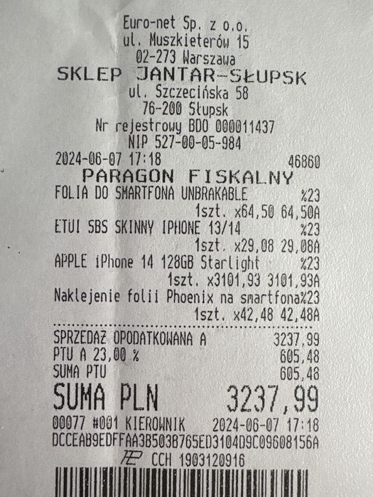 Sprzedam Iphone 14 bialy