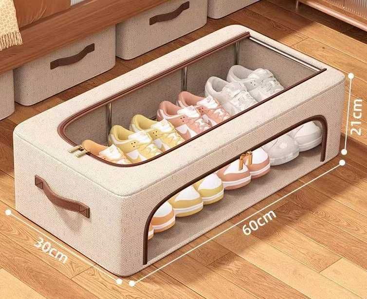 Pokrowiec organizer na buty pościel ubrania ze stelażem Premium 38L