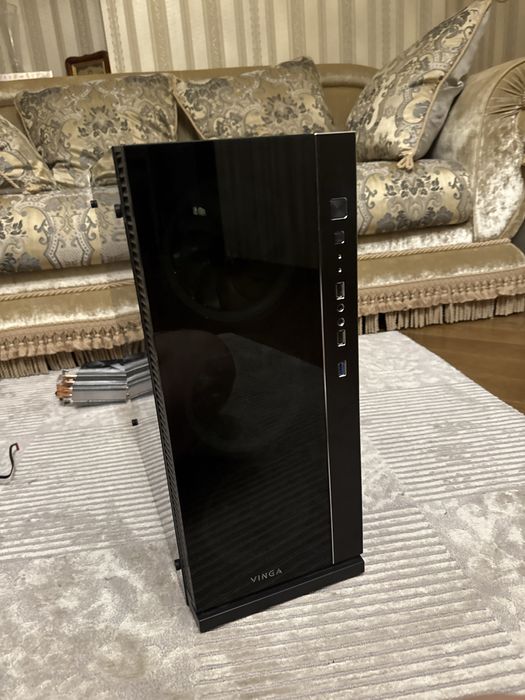 Корпус Vinga + 5ARGB вентилятори, загартоване скло