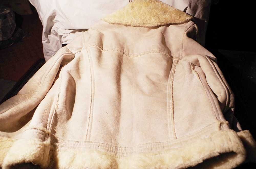 3 jasne kożuchy naturalne