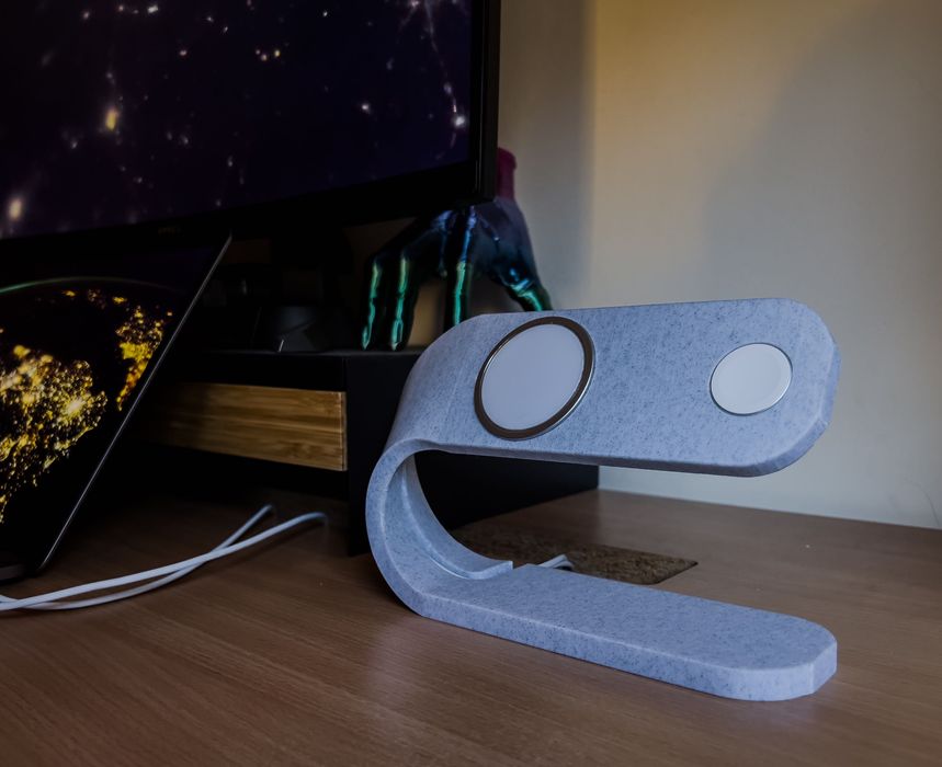 Estação Carregamento Magsafe para iPhone/Apple Watch (Charging Dock)