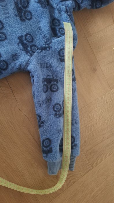 Ciepła pluszowa kurteczka/ kurtka chlopiec 92