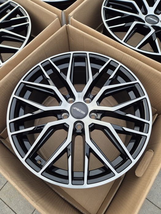 #RS4 Alufelgi R18 5x108 OMODA JAECOO Nowe Czarne TPMS śruby
