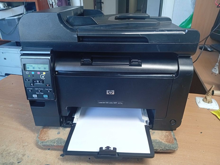 Кольоровий БФП HP LaserJet Pro 100 color MFP M175a, заправлений 100%