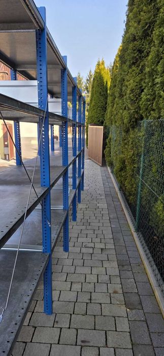 Regały półkowe z demontażu używane 60gł x100x200 wys ocynkowane pólki