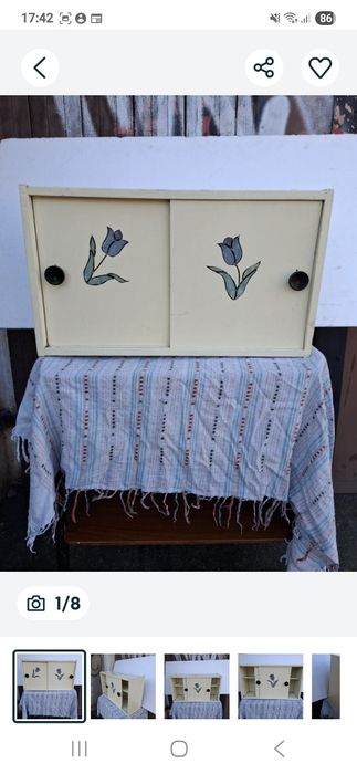 Szafka łazienkowa biała prl