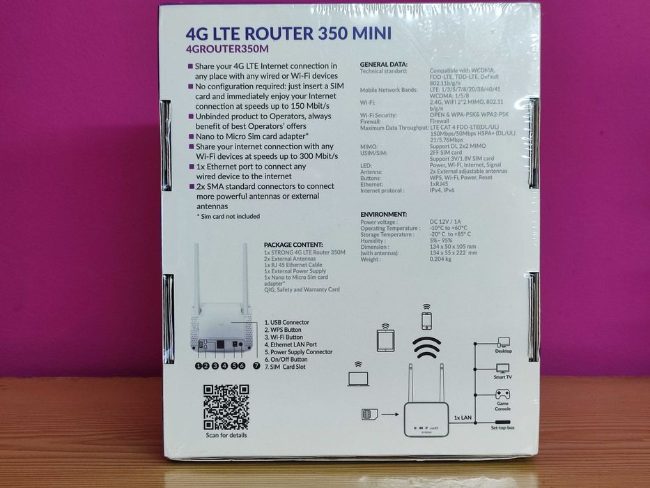 300mbps Strong 4G LTE Router SIM