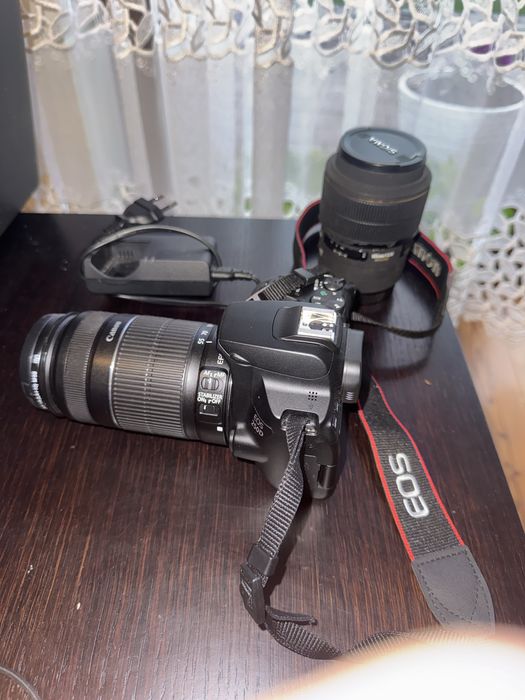 Canon eos 250 d + 2 obiektywy w tym macro