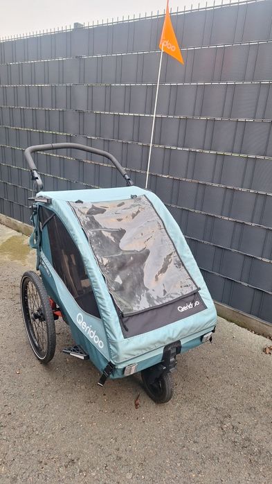 Qeridoo Sportrex 2. Przyczepka rowerowa Wózek  2023r.