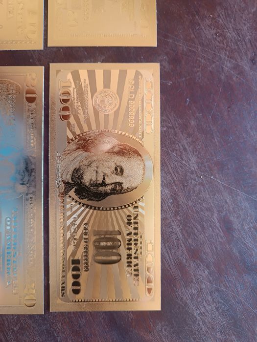 Última oportunidade! Set de 5-500 euros e também 1-100 dólares! NOVOS