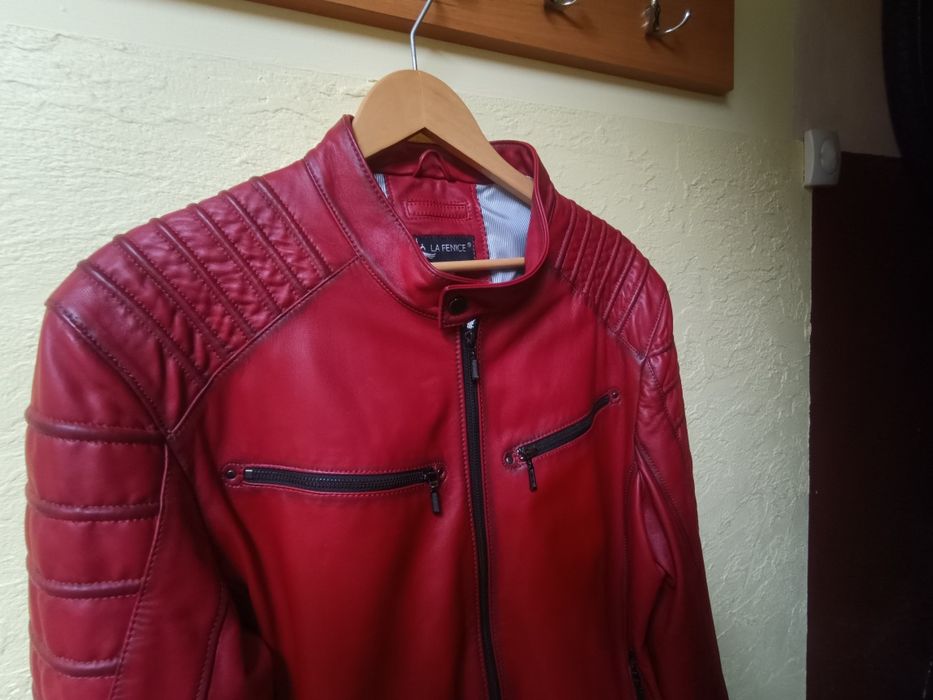 Kurtka skórzana Biker La Fenice Xl 58 jak nowa