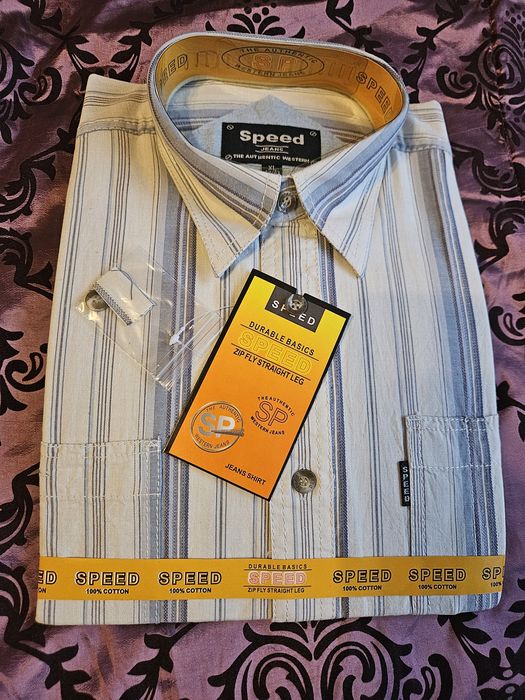 Koszula męska z dlugim rękawem r. XL