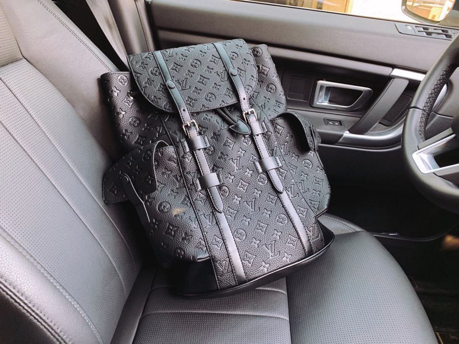 Louis Vuitton christopher мужской рюкзак портфель ранец черный