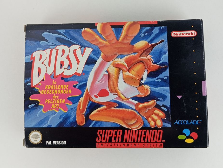 Bubsy super nintendo versão PAL