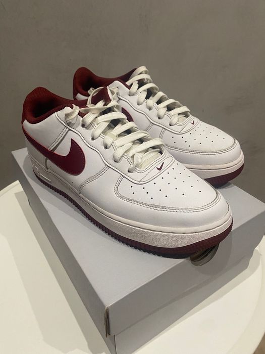 Buty Nike bialo bordowe