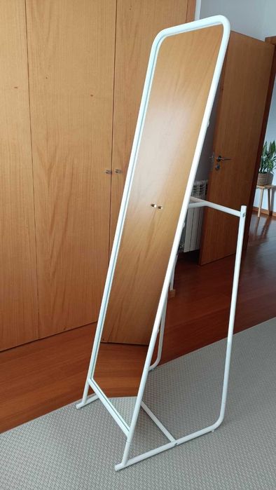 Espelho Vertical | Espelho de pé, branco, 48x160 cm | IKEA