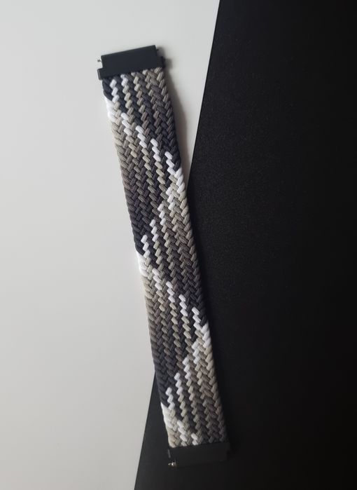 Pasek plecionego materiału 20 mm do zegarka Samsung, Huawei, Amazfit,