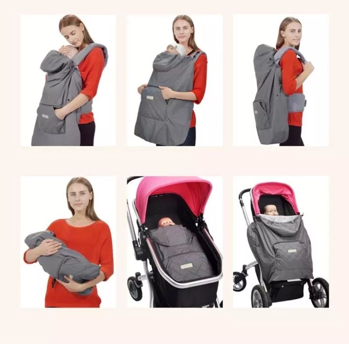 Зимовий чохол Bebear для дитячого рюкзака, теплий універсальний