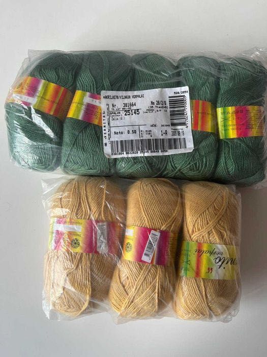 Пряжа для вязання, нитки