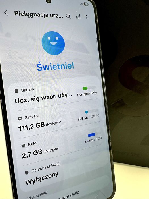 Samsung Galaxy S22 | 8/128GB | Phantom Black | GW3 | SM-S901B/DS