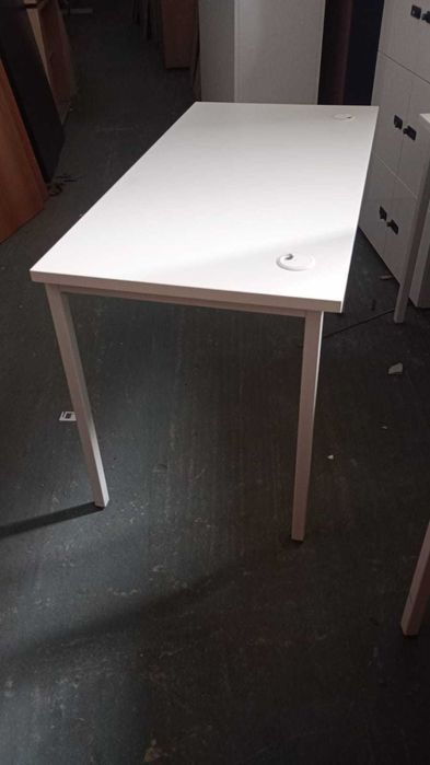 Biurko 120x60 białe stół biurka stoły do biur szkół domu