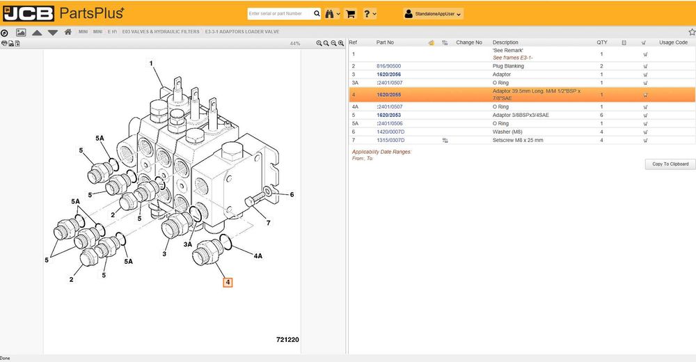 JCB PartsPlus+ / Instrukcje serwisowe 2019 - Full pomoc