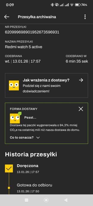 SmartWatch Xiaomi Redmi watch 5 active