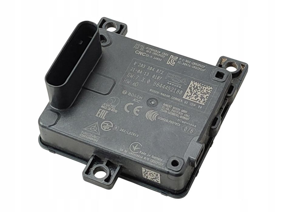 Moduł radar asystent czujnik martwego pola tył peugeot 308 iii c5 x