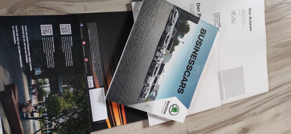 Prospekt folder skoda business cars katalog samochodów oferta reklama
