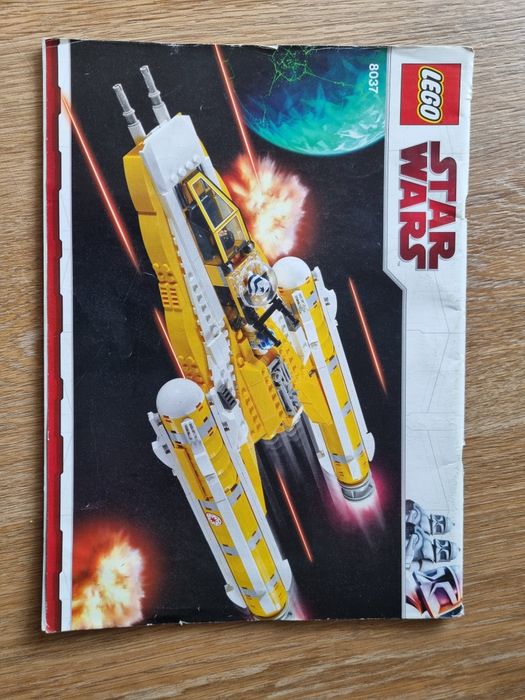 LEGO Star Wars 8037 Anakin's Y-Wing Starfighter (100% kompletny)
