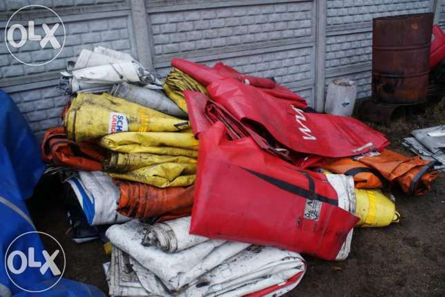 Plandeka z naczepy Kurtyna przykrycie dachu Słomy Firanka