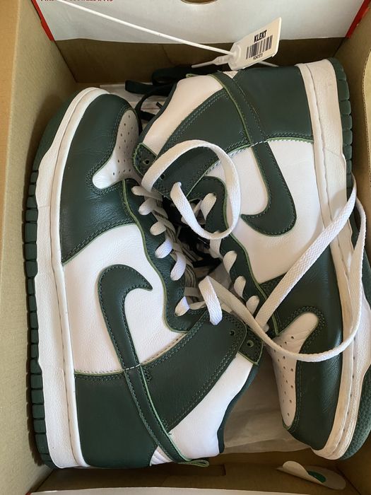 nike dunk high spartan green
