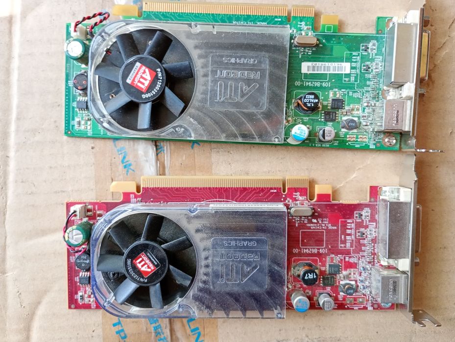 Видеокарта низкопрофильная  ATI Radeon HD  ATI-102-B62902(B)