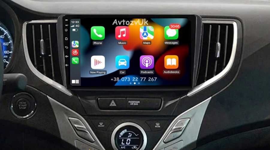 Магнитола SX4 Suzuki S-Cross 2 BALENO SX 4 Балено Сх 4 CarPlay Android