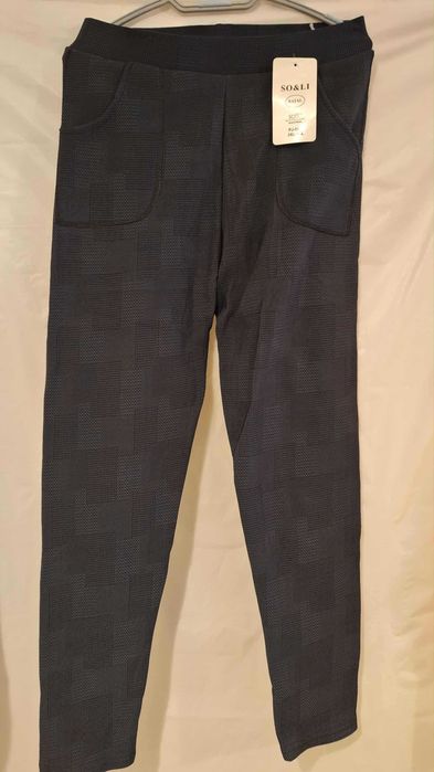 Ocieplane spodnie jak legginsy dresiaki. Z metki 3 xl.