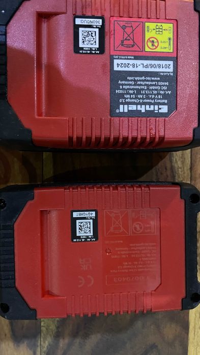 Einhell 18V 4Ah akumulatory oraz ładowarki