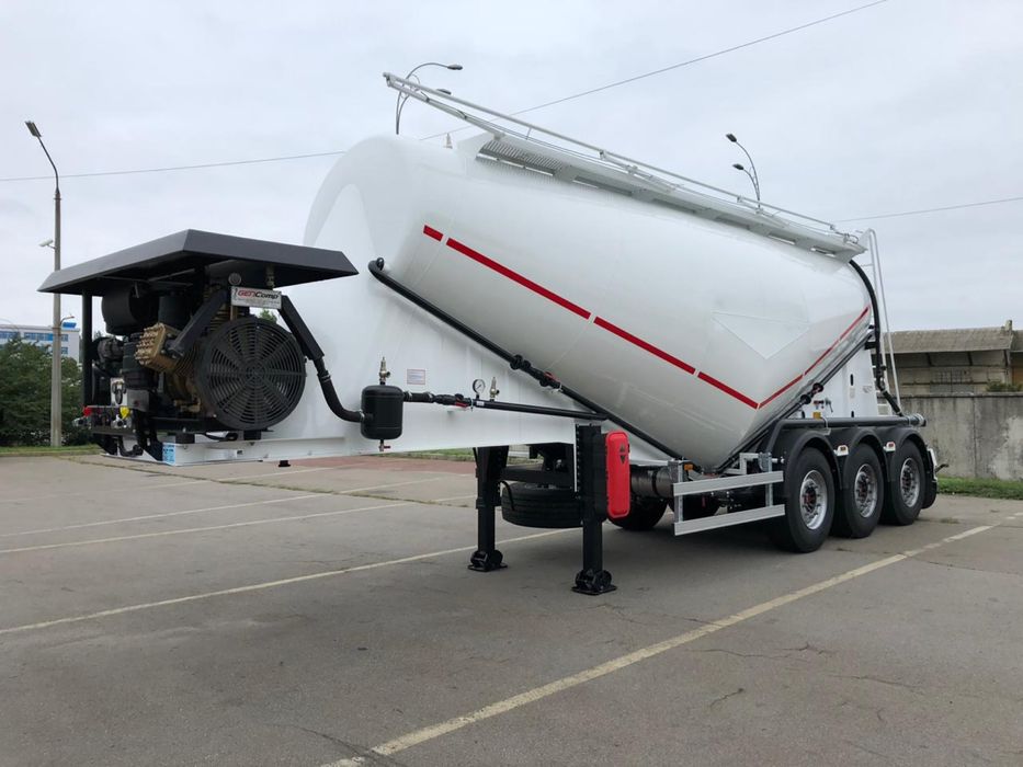 НОВІ НАПІВПРИЧЕПИ-ЦЕМЕНТОВОЗИ 23–35 м³ SAF WABCO