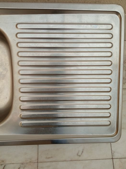 Lava louça Inox,Rodi,2 pias com escorredor