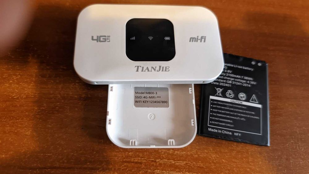 4G модем-роутер TIANJIE 150Mbps M800-3