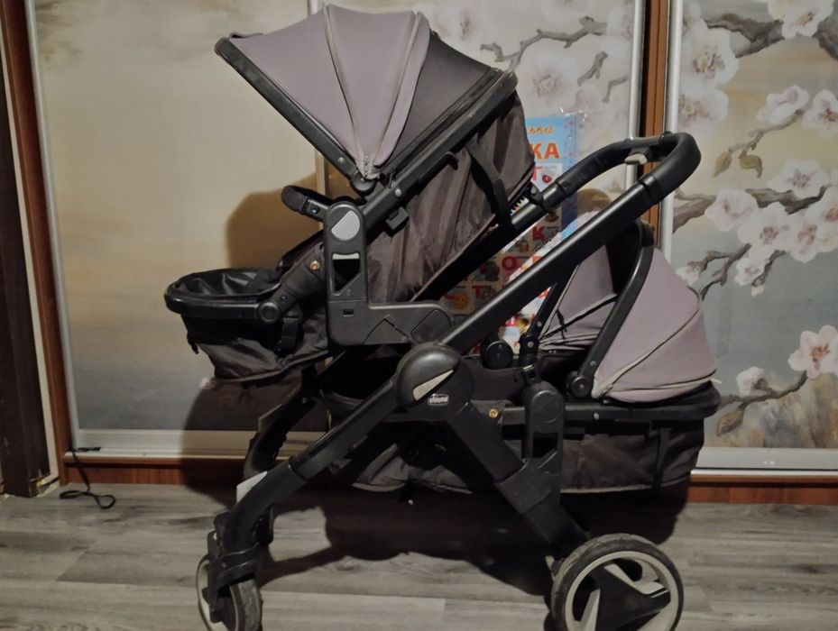 Коляска дитячий для двійні