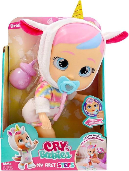 Interактивна лялька Cry Babies My First Steps Dreamy Дрімі ходить