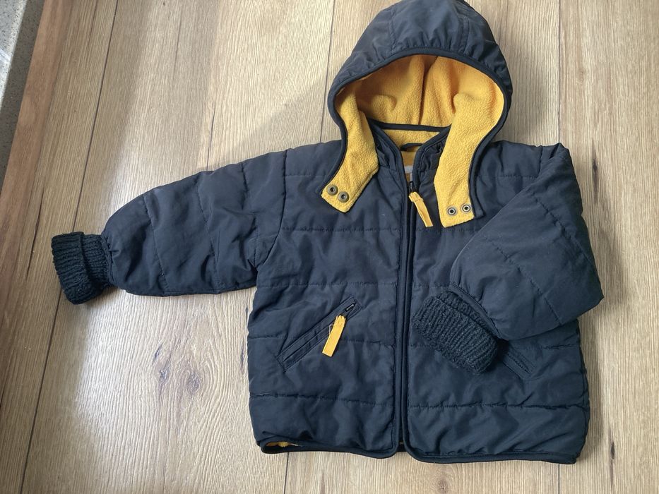 Kurtka z odpinanym kapturem H&M, 74 cm.