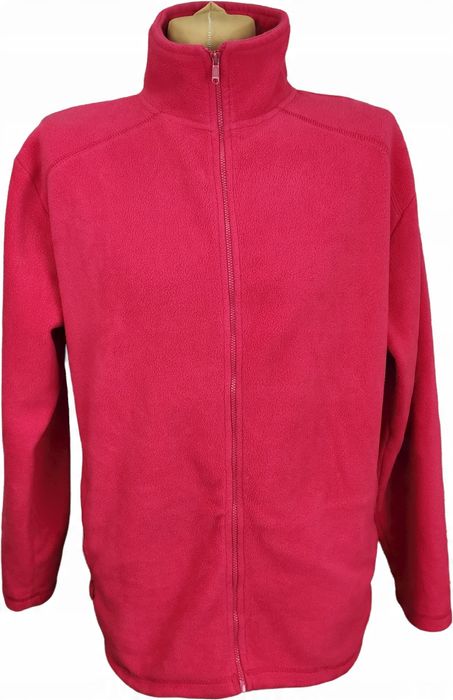 Fruit of the loom czerwona gruba bluza polar r. M