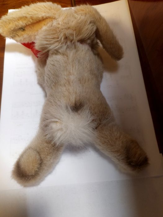 Steiff – śpiący królik – lata’70 – dla kolekcjonera