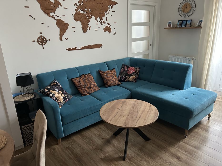 Sofa volare 5P agata meble welur z funkcją spania