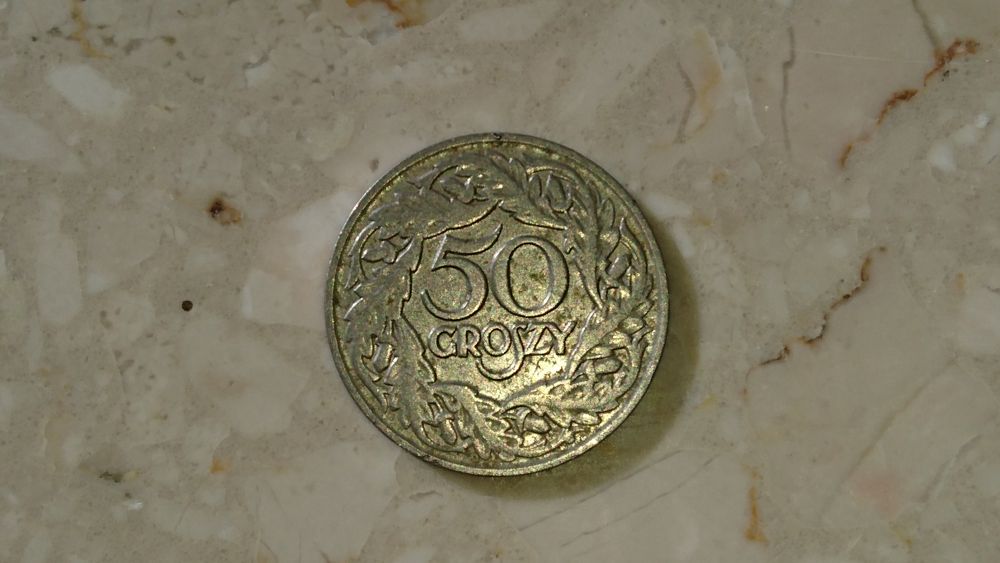 50 groszy z 1923 r moneta 50 gr dla kolekcjonera