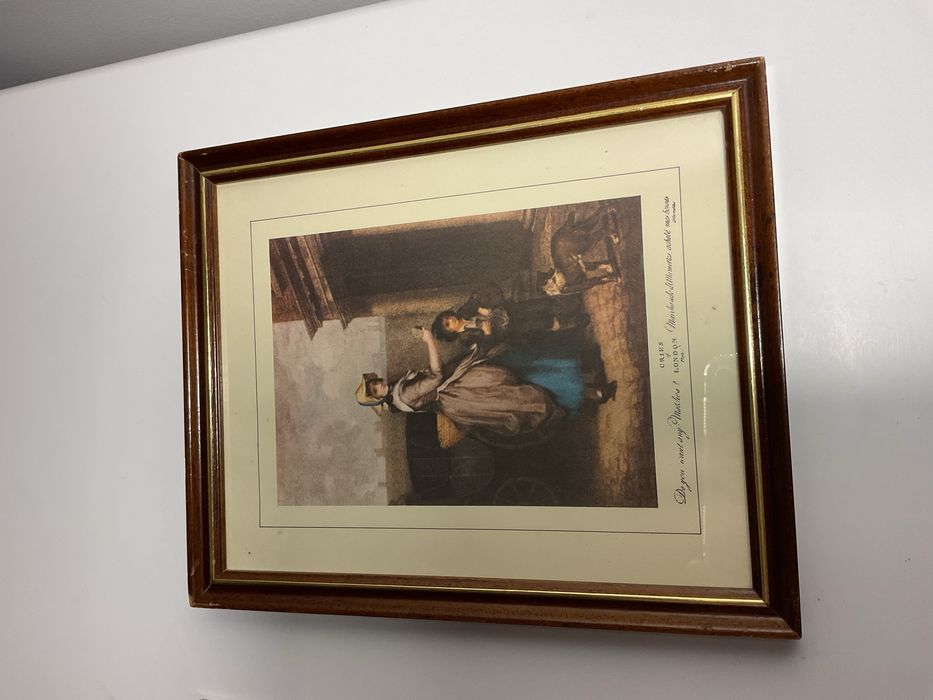 Conjunto de 2 quadros decirativos antigos