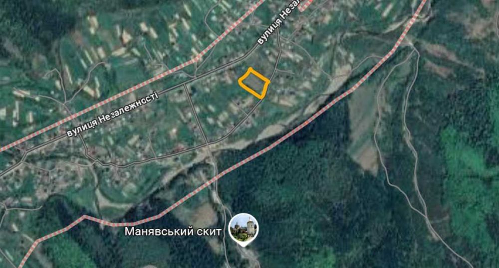 Продам земельну ділянку під інвестицію в Маняві 75 сотих