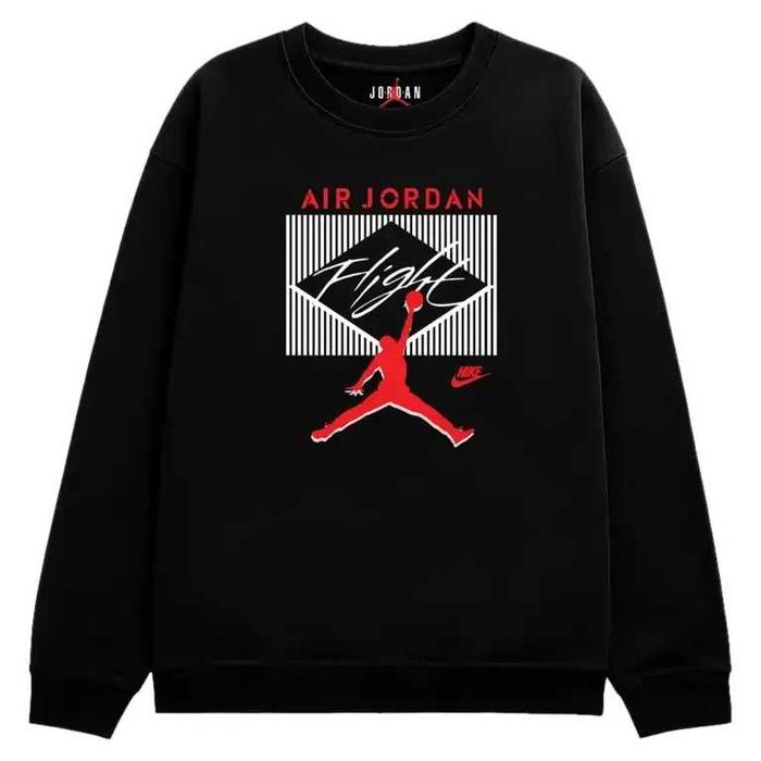 Світшот Jordan Nike Air Max Jumpman чорний з принтом