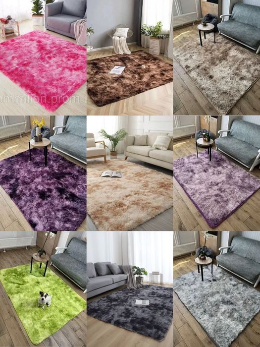 Коврики травка прямоугольные, овальые, круглые